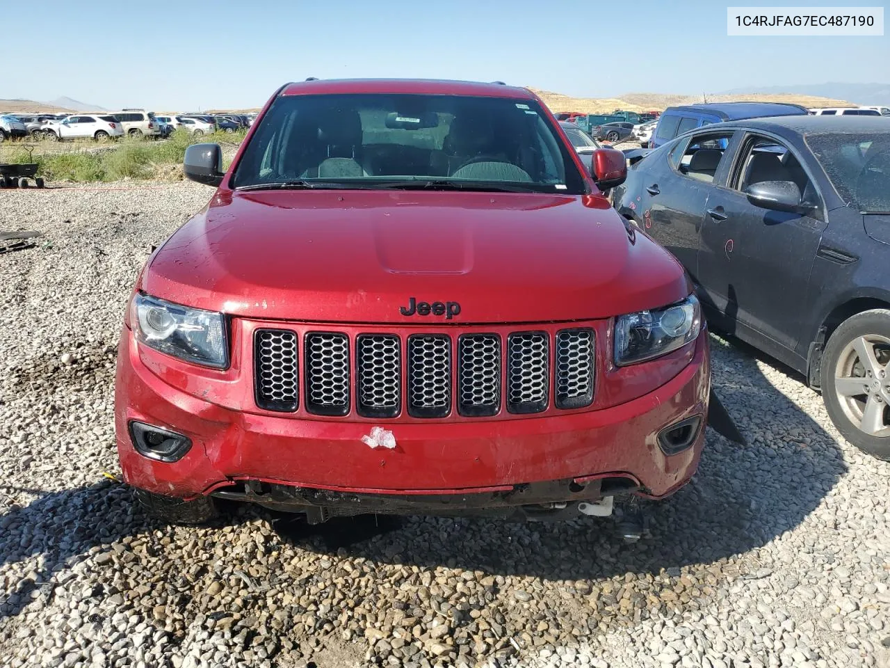 2014 Jeep Grand Cherokee Laredo VIN: 1C4RJFAG7EC487190 Lot: 70324394