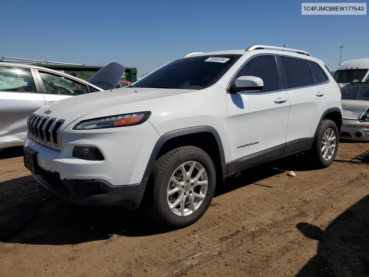 2014 Jeep Cherokee Latitude VIN: 1C4PJMCB8EW177643 Lot: 70330334