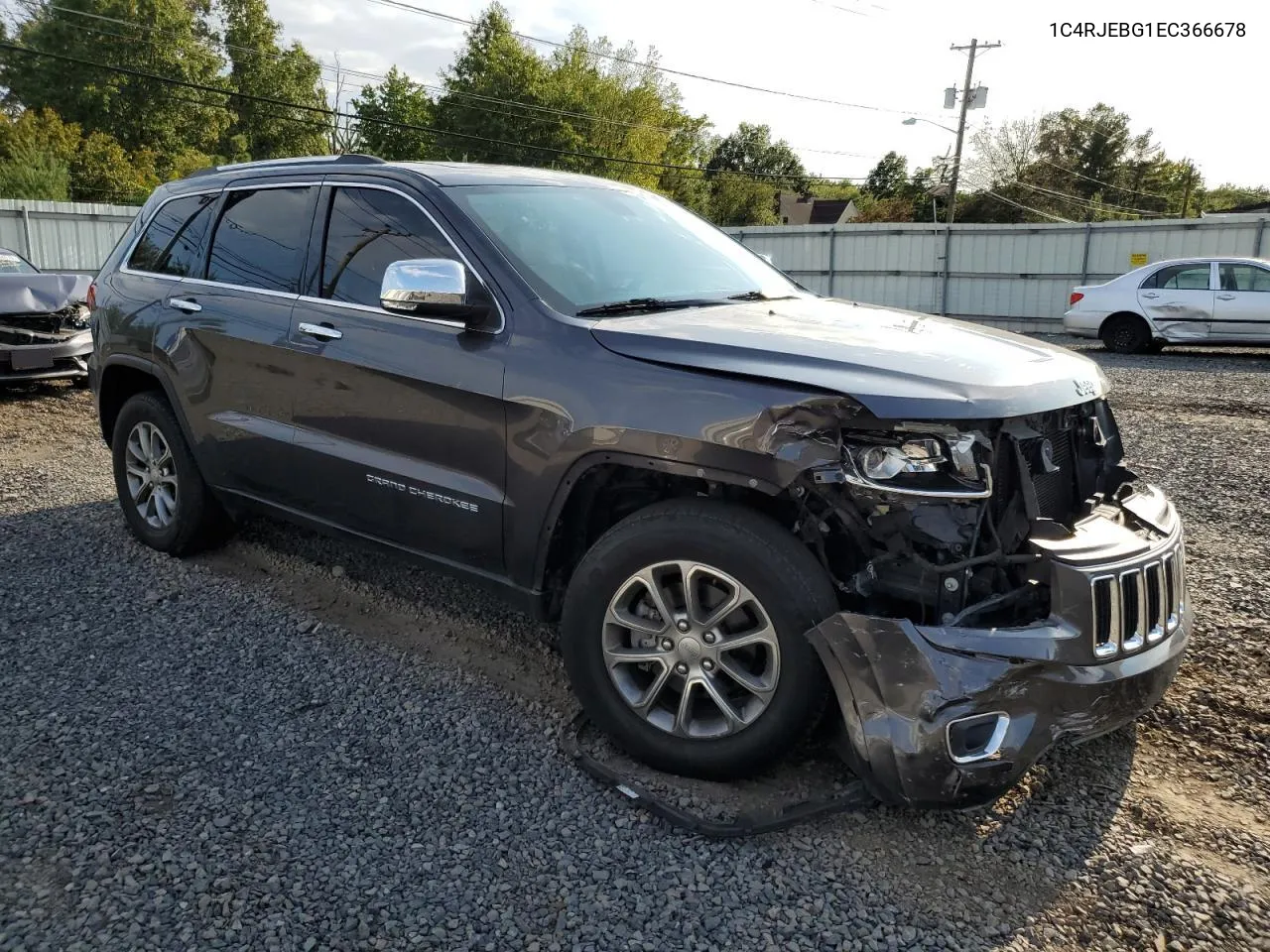 2014 Jeep Grand Cherokee Limited VIN: 1C4RJEBG1EC366678 Lot: 70418064