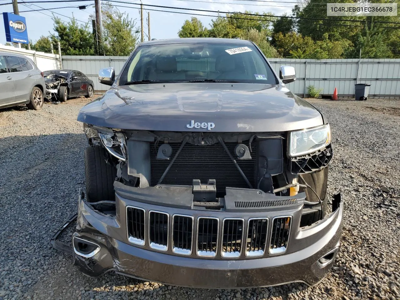 2014 Jeep Grand Cherokee Limited VIN: 1C4RJEBG1EC366678 Lot: 70418064