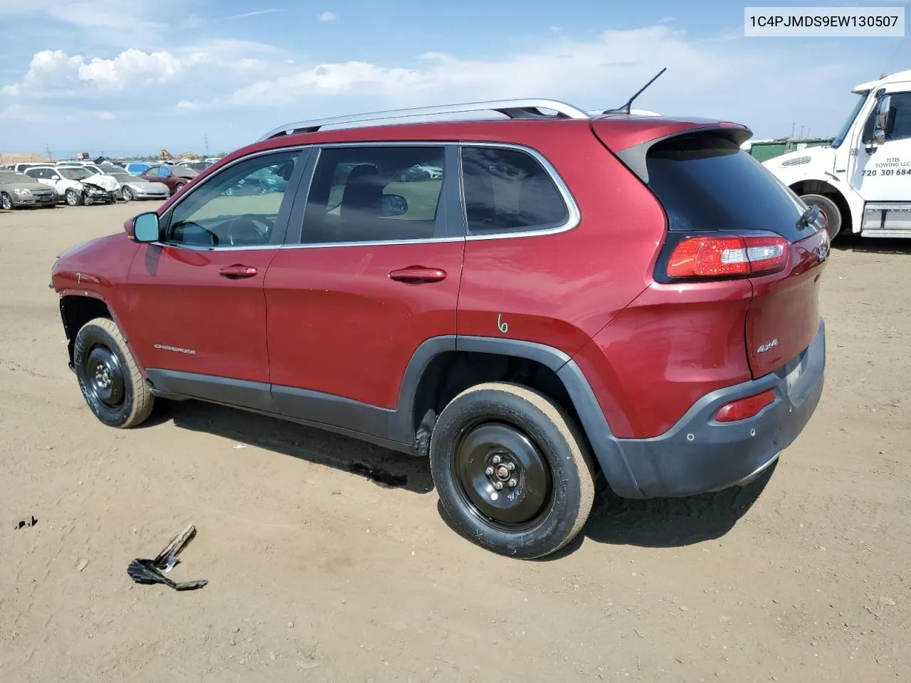 2014 Jeep Cherokee Limited VIN: 1C4PJMDS9EW130507 Lot: 70549664