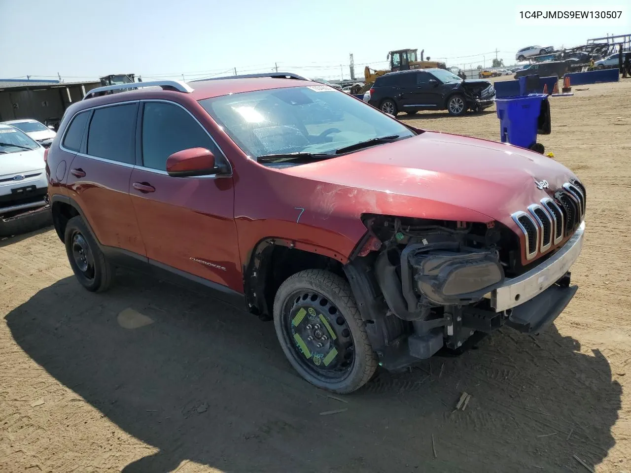 2014 Jeep Cherokee Limited VIN: 1C4PJMDS9EW130507 Lot: 70549664