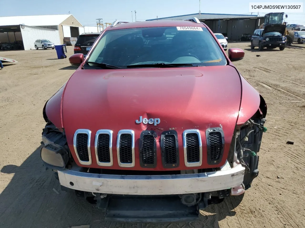 2014 Jeep Cherokee Limited VIN: 1C4PJMDS9EW130507 Lot: 70549664