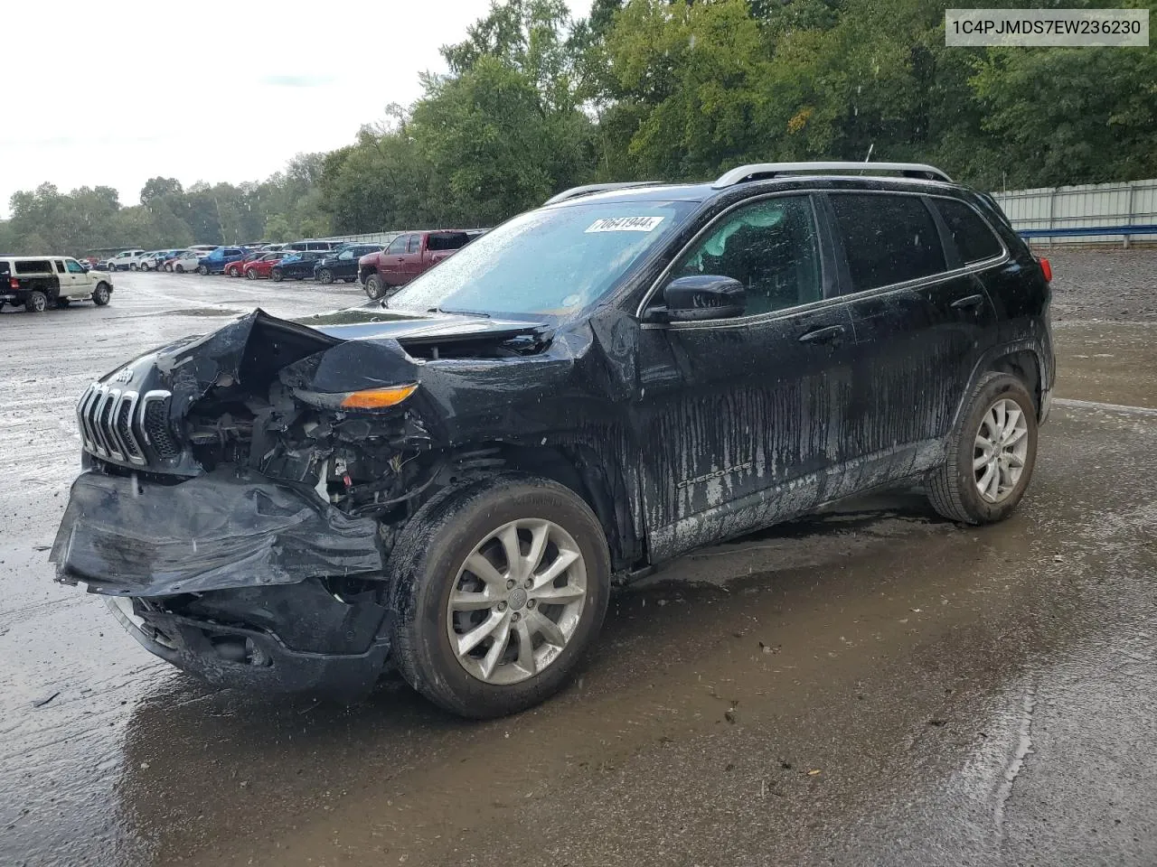 2014 Jeep Cherokee Limited VIN: 1C4PJMDS7EW236230 Lot: 70641944