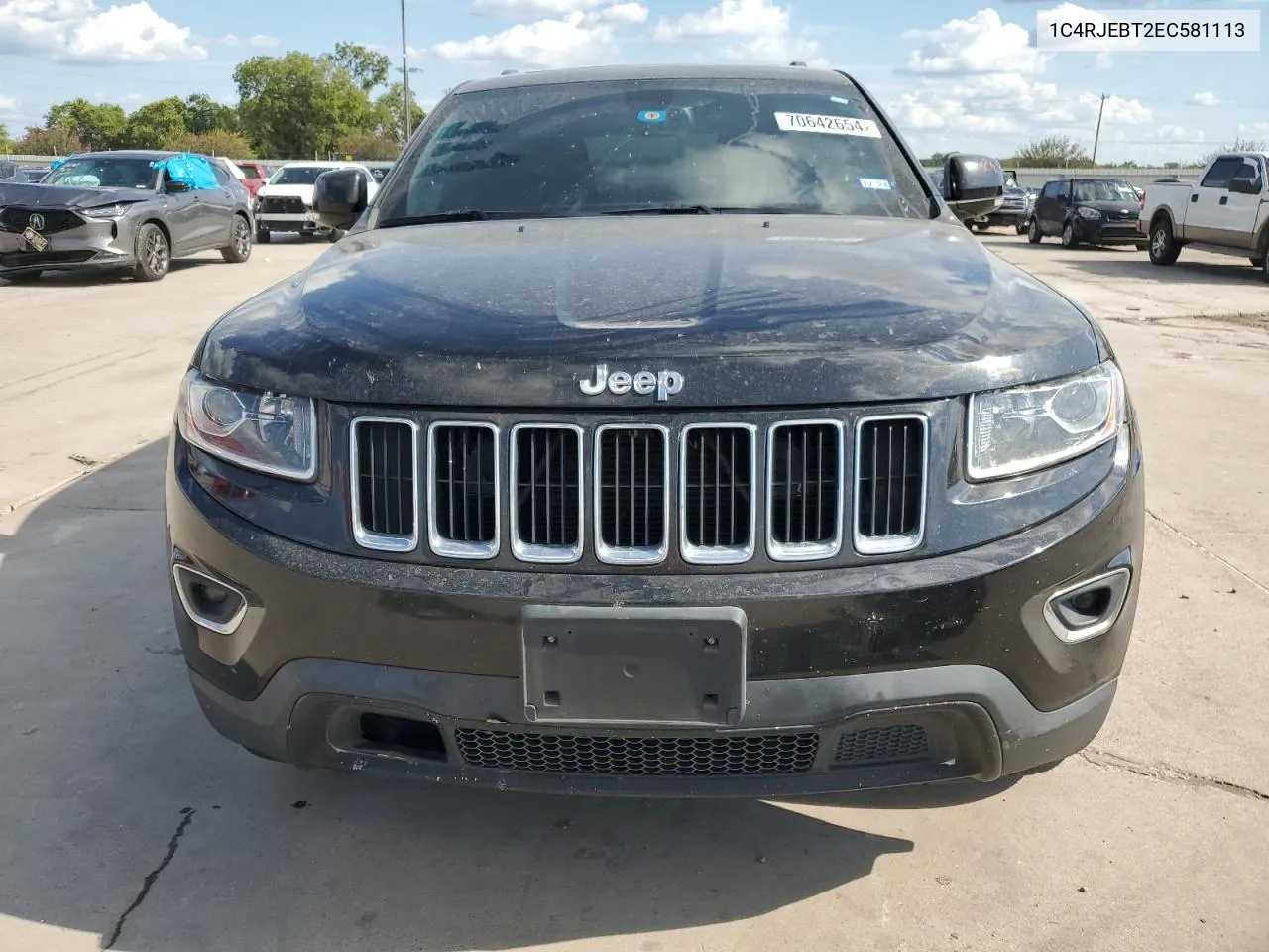 2014 Jeep Grand Cherokee Limited VIN: 1C4RJEBT2EC581113 Lot: 70642654