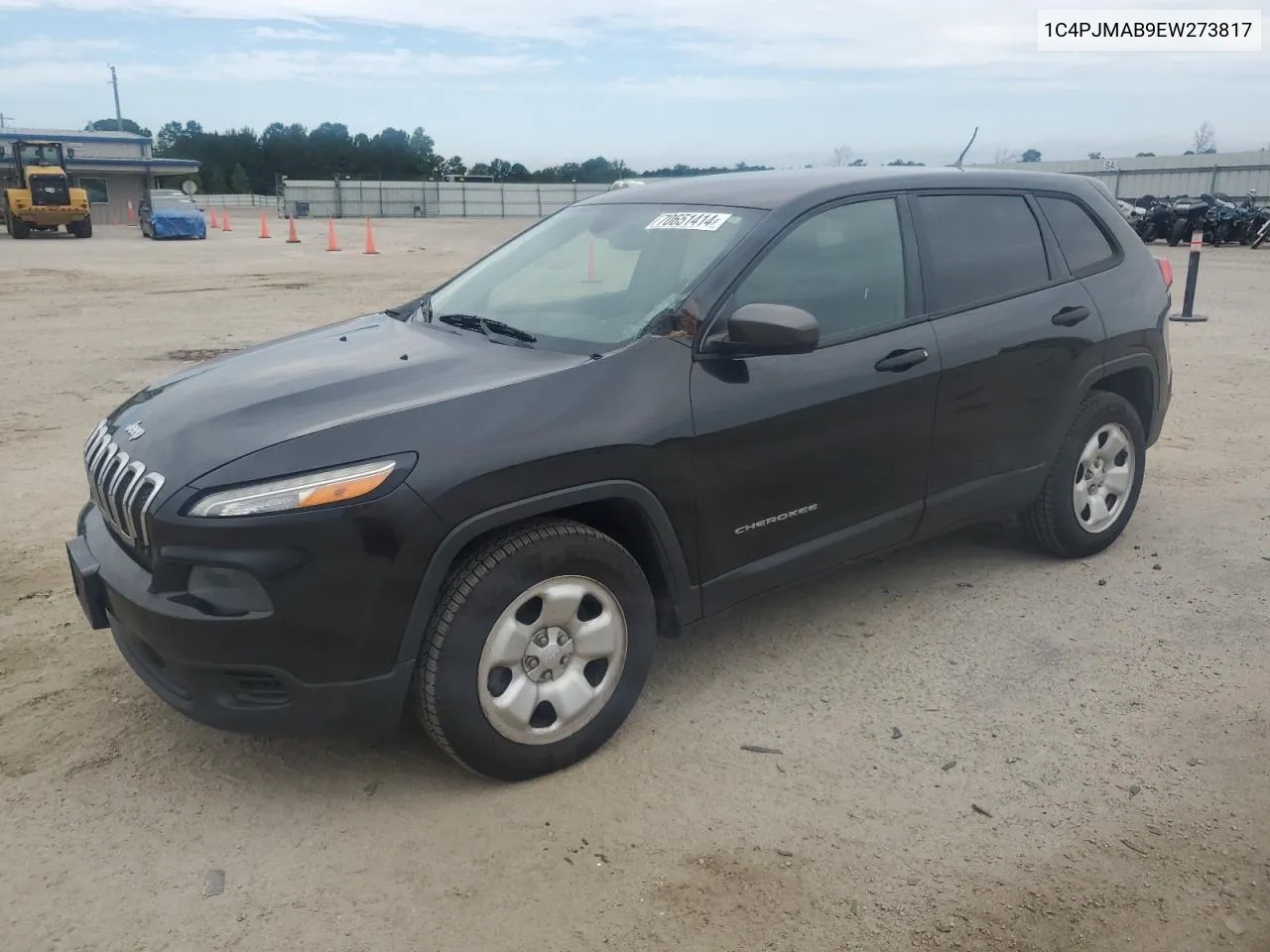 2014 Jeep Cherokee Sport VIN: 1C4PJMAB9EW273817 Lot: 70651414