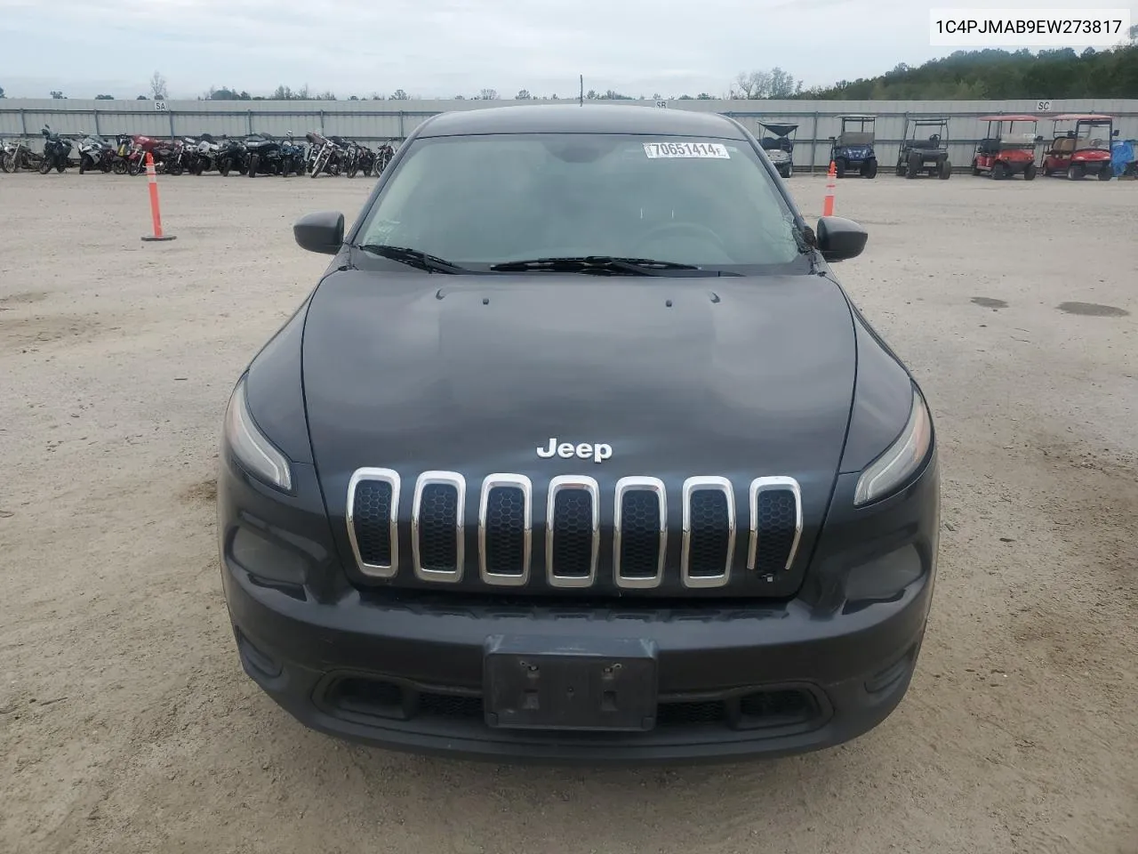 2014 Jeep Cherokee Sport VIN: 1C4PJMAB9EW273817 Lot: 70651414