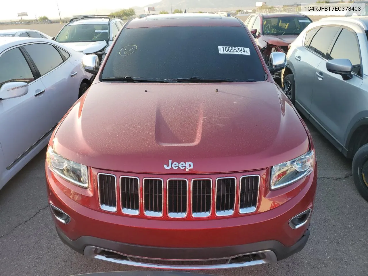 2014 Jeep Grand Cherokee Limited VIN: 1C4RJFBT7EC378403 Lot: 70695394