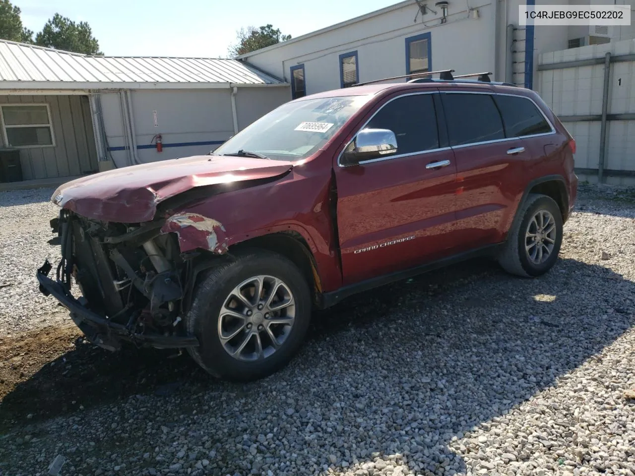 2014 Jeep Grand Cherokee Limited VIN: 1C4RJEBG9EC502202 Lot: 70695964