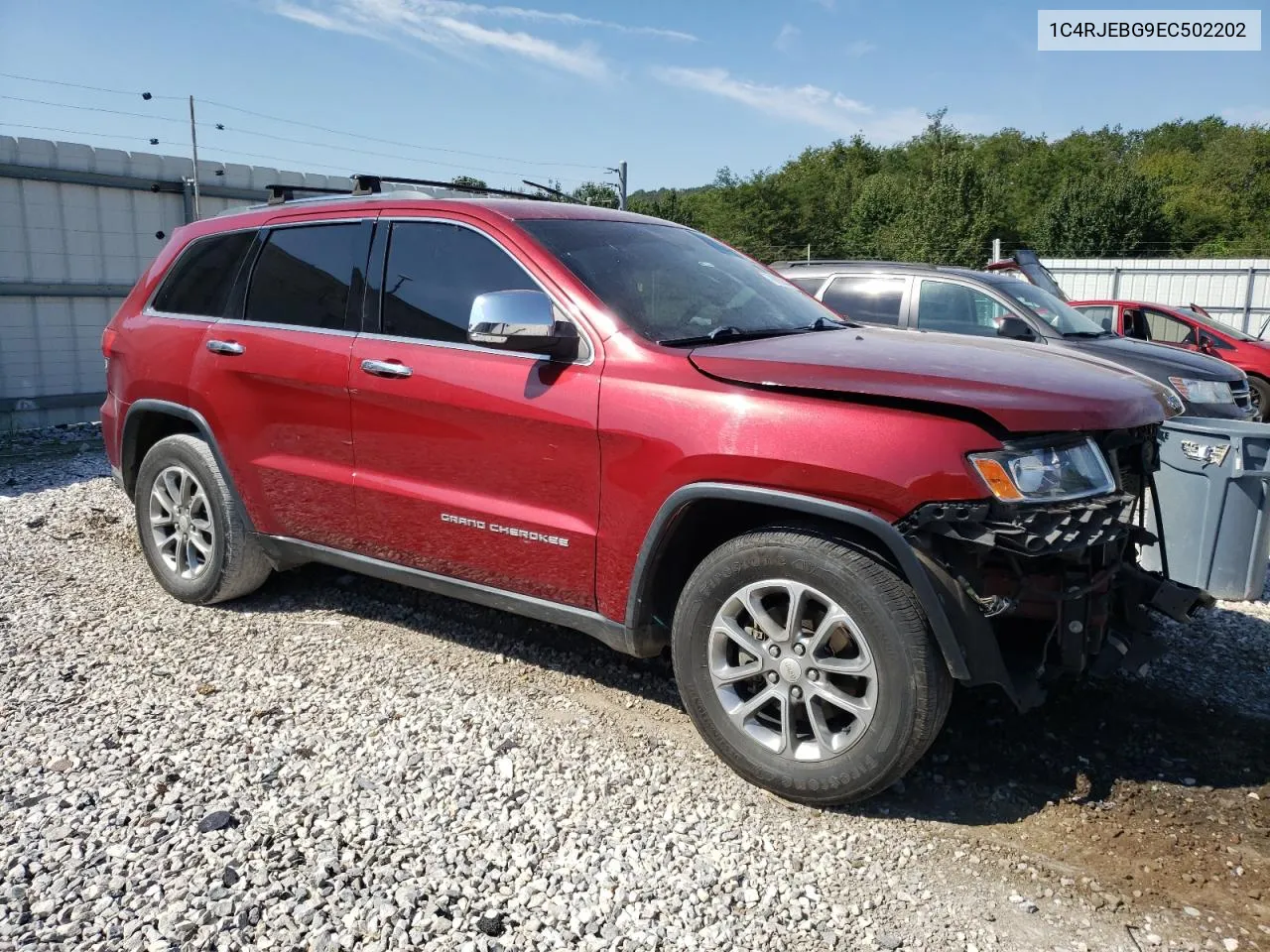 2014 Jeep Grand Cherokee Limited VIN: 1C4RJEBG9EC502202 Lot: 70695964