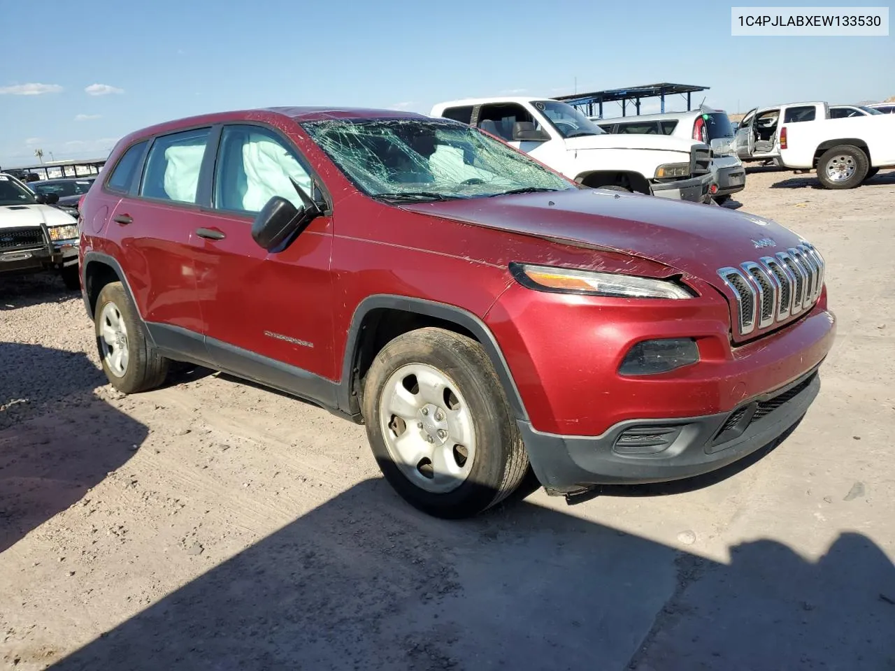 1C4PJLABXEW133530 2014 Jeep Cherokee Sport