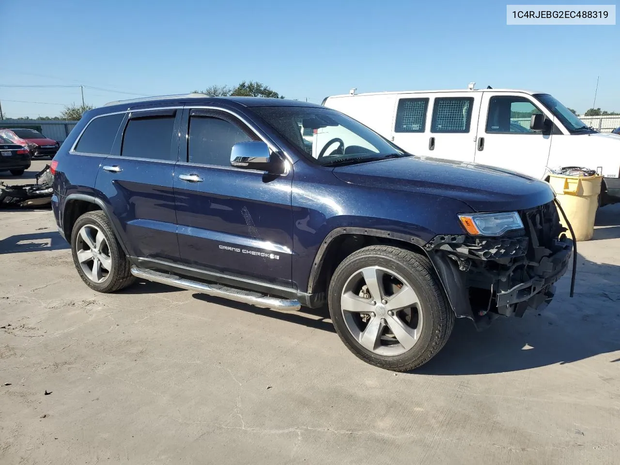 2014 Jeep Grand Cherokee Limited VIN: 1C4RJEBG2EC488319 Lot: 70833614