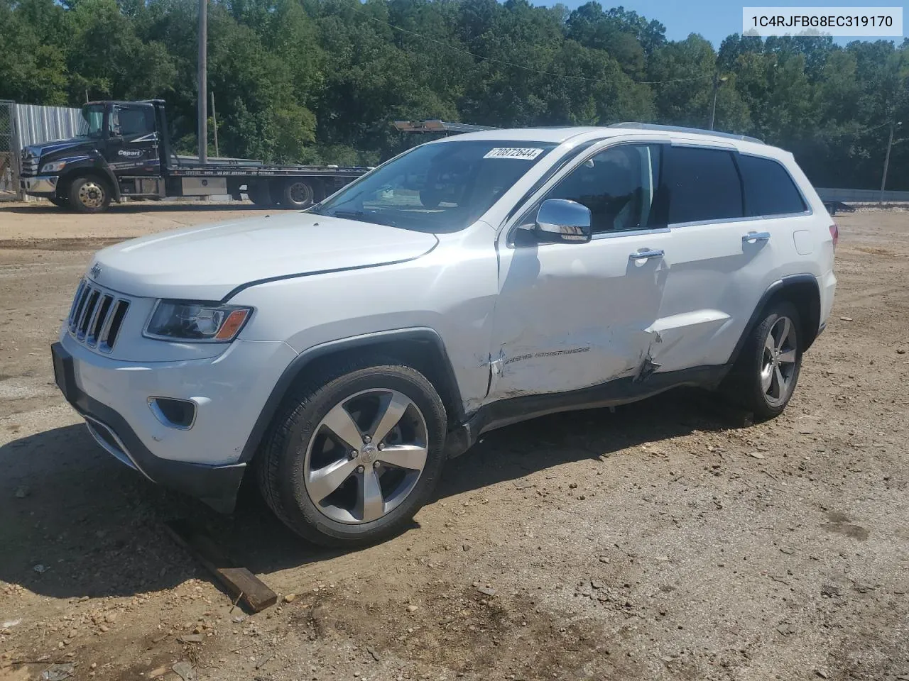 2014 Jeep Grand Cherokee Limited VIN: 1C4RJFBG8EC319170 Lot: 70872644