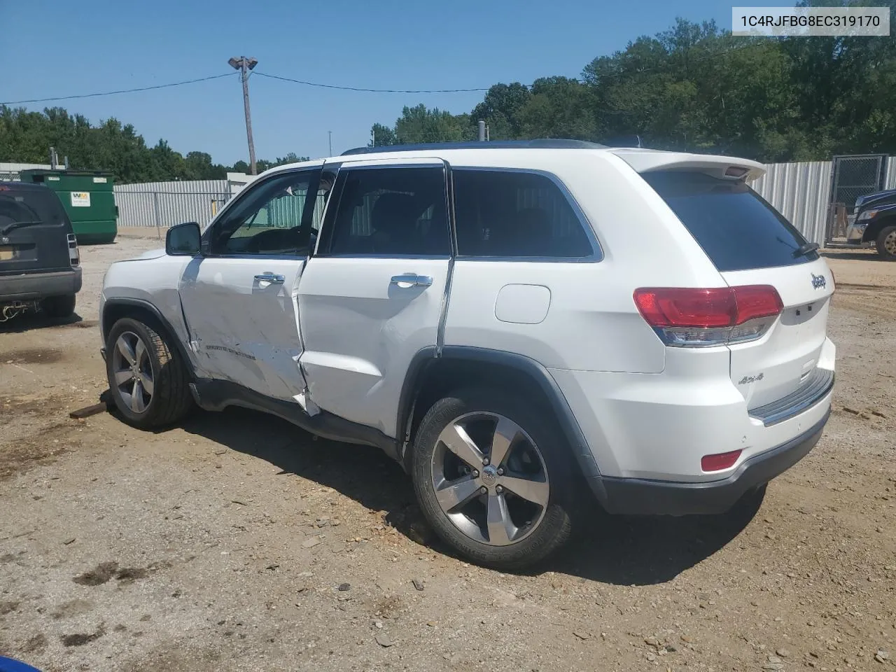 2014 Jeep Grand Cherokee Limited VIN: 1C4RJFBG8EC319170 Lot: 70872644