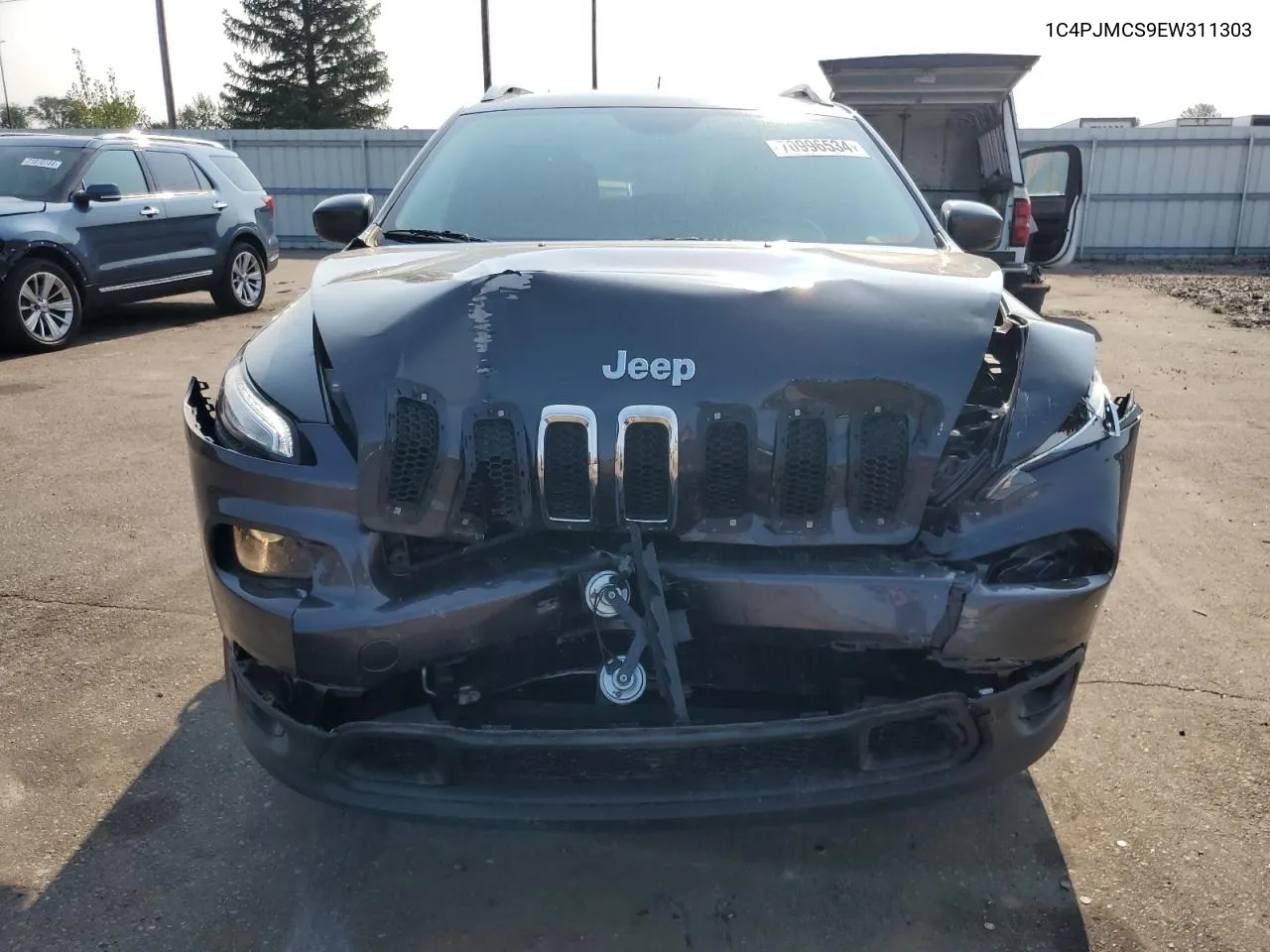 2014 Jeep Cherokee Latitude VIN: 1C4PJMCS9EW311303 Lot: 70996534