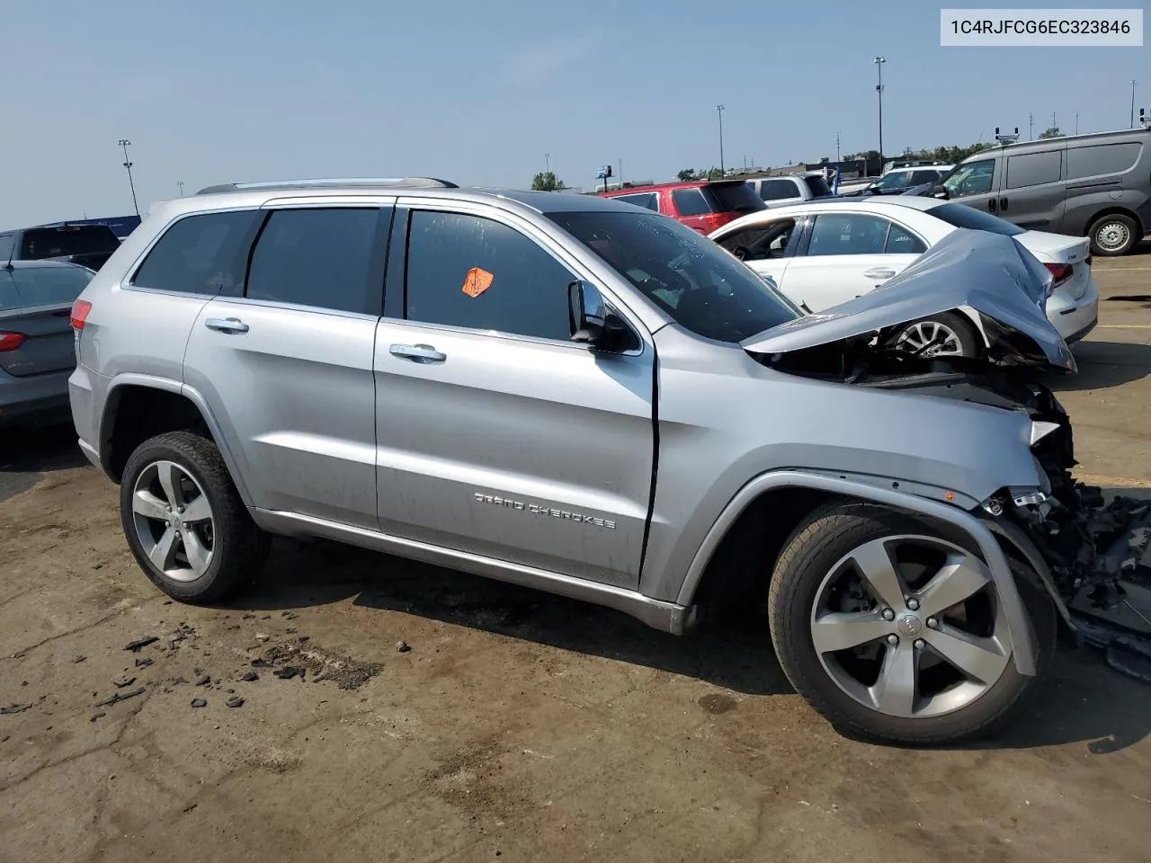 2014 Jeep Grand Cherokee Overland VIN: 1C4RJFCG6EC323846 Lot: 71023444