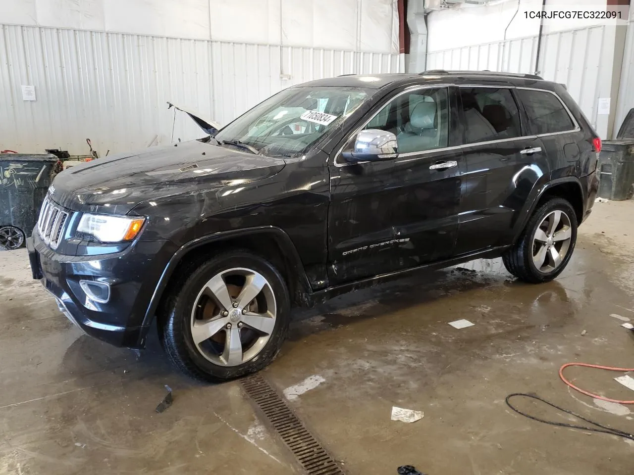 2014 Jeep Grand Cherokee Overland VIN: 1C4RJFCG7EC322091 Lot: 71050834