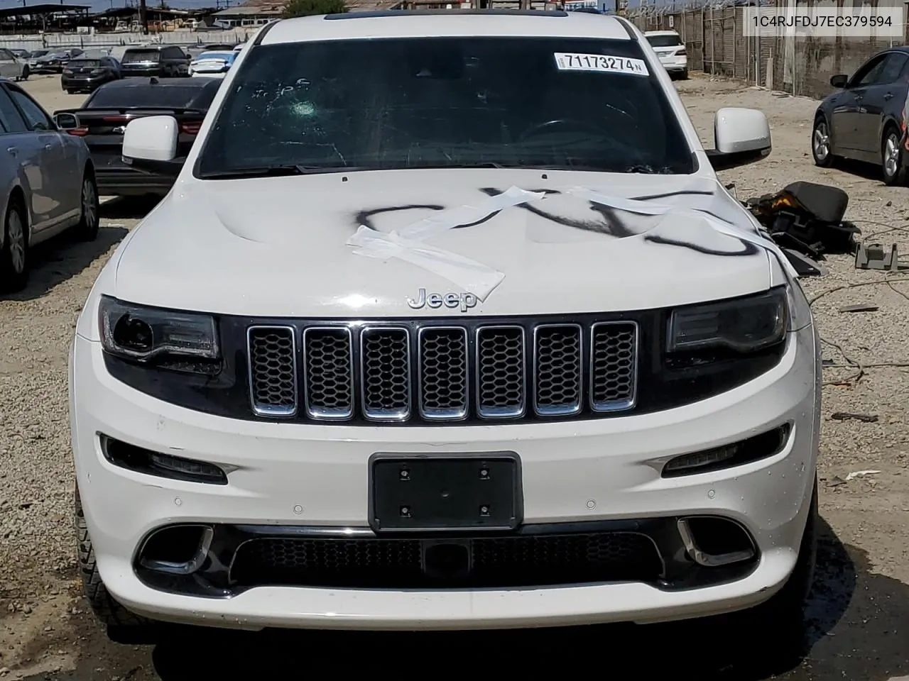 1C4RJFDJ7EC379594 2014 Jeep Grand Cherokee Srt-8