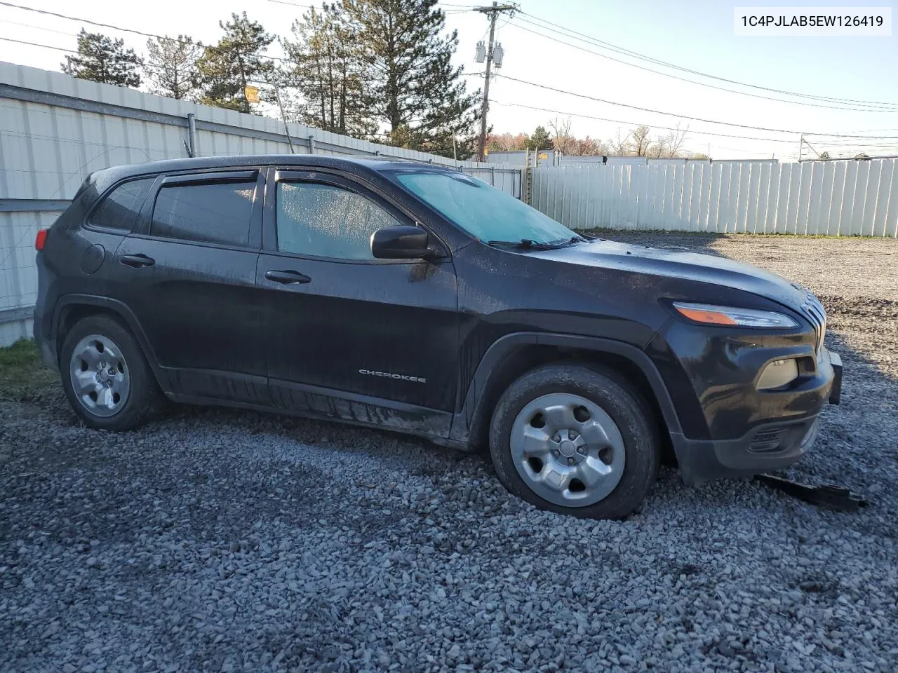 2014 Jeep Cherokee Sport VIN: 1C4PJLAB5EW126419 Lot: 71176914