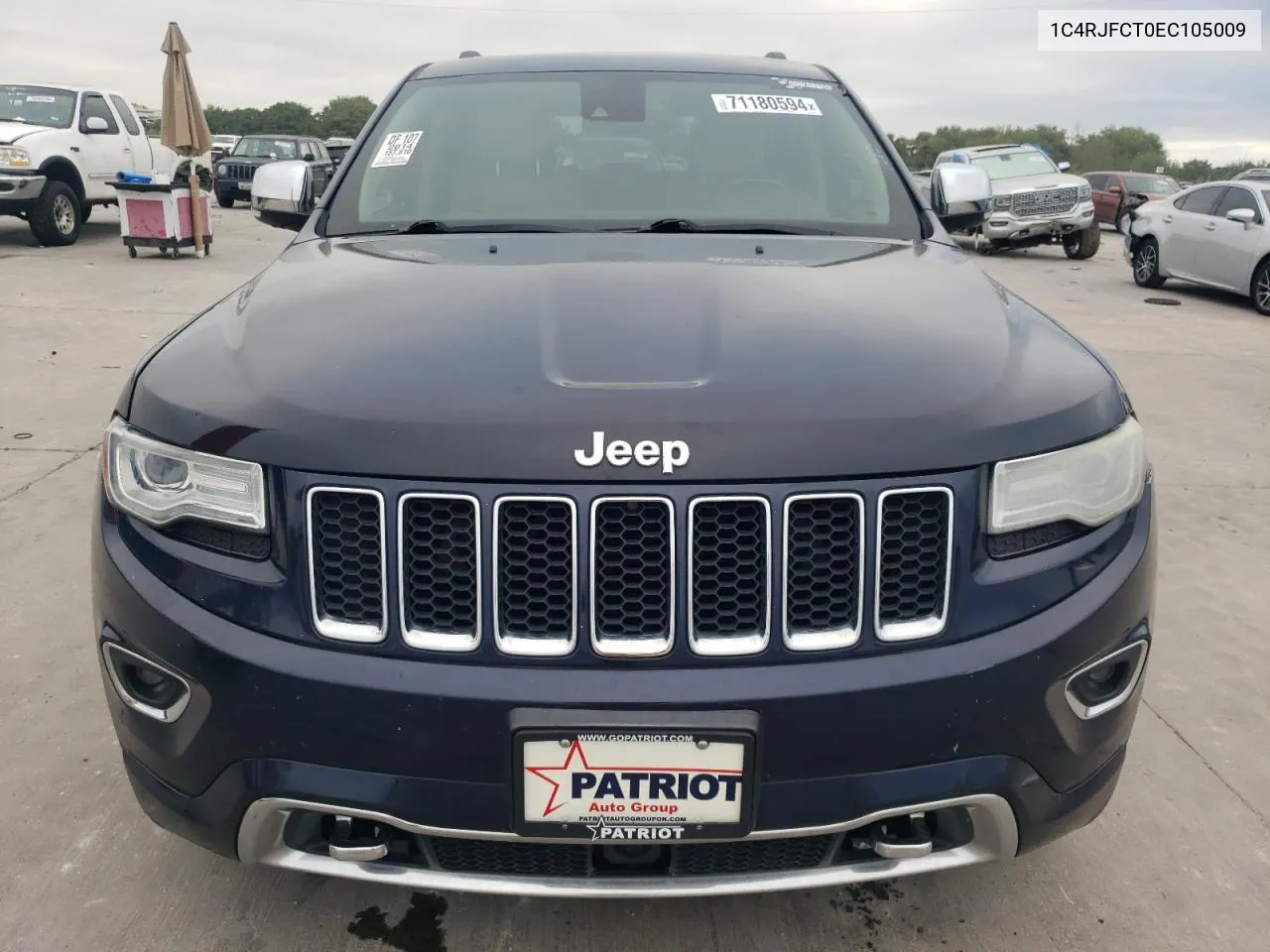 1C4RJFCT0EC105009 2014 Jeep Grand Cherokee Overland