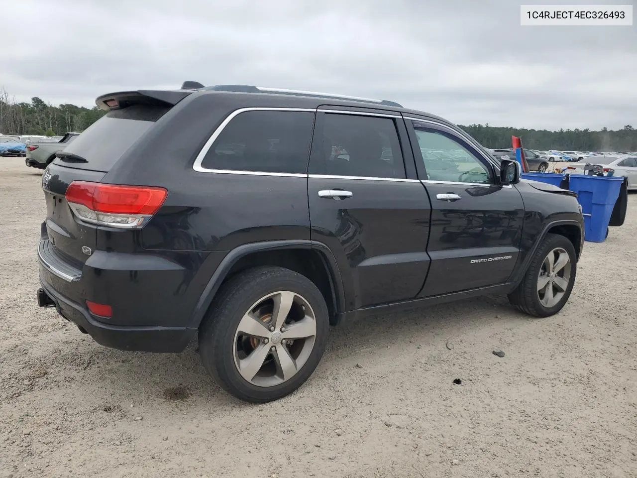 2014 Jeep Grand Cherokee Overland VIN: 1C4RJECT4EC326493 Lot: 71216984