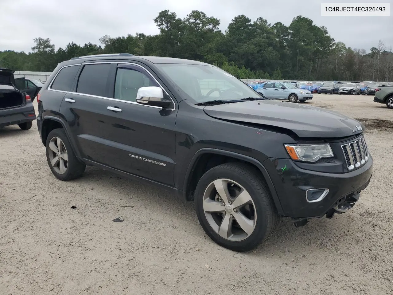 2014 Jeep Grand Cherokee Overland VIN: 1C4RJECT4EC326493 Lot: 71216984