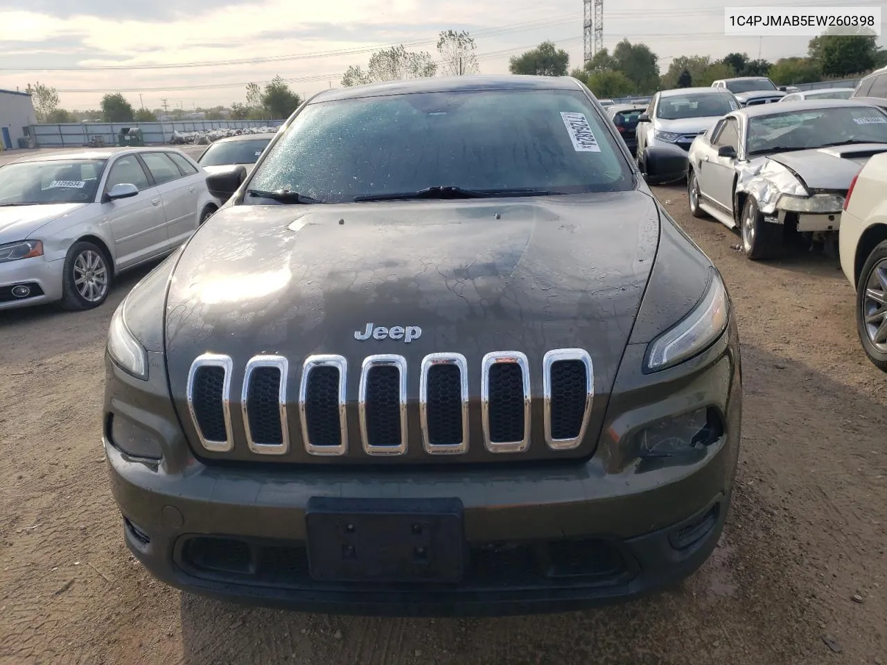 1C4PJMAB5EW260398 2014 Jeep Cherokee Sport