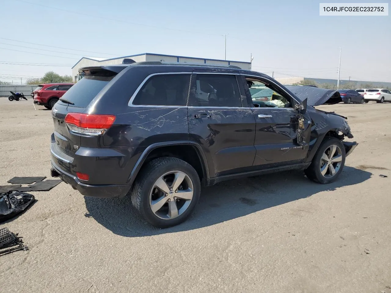 2014 Jeep Grand Cherokee Overland VIN: 1C4RJFCG2EC232752 Lot: 71310744