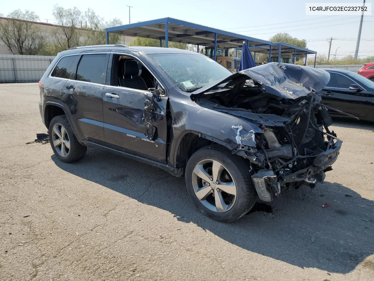 2014 Jeep Grand Cherokee Overland VIN: 1C4RJFCG2EC232752 Lot: 71310744