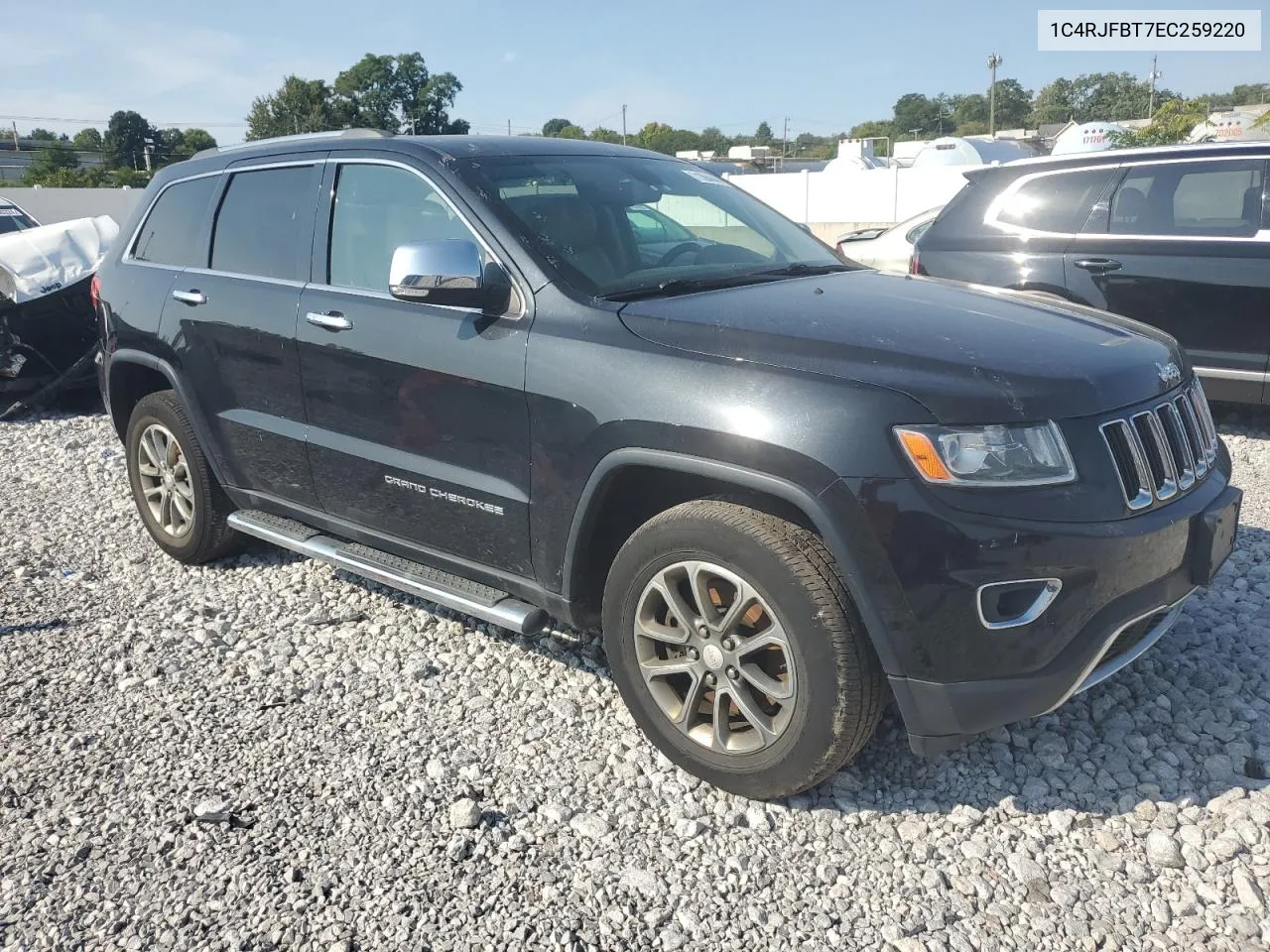 2014 Jeep Grand Cherokee Limited VIN: 1C4RJFBT7EC259220 Lot: 71394444