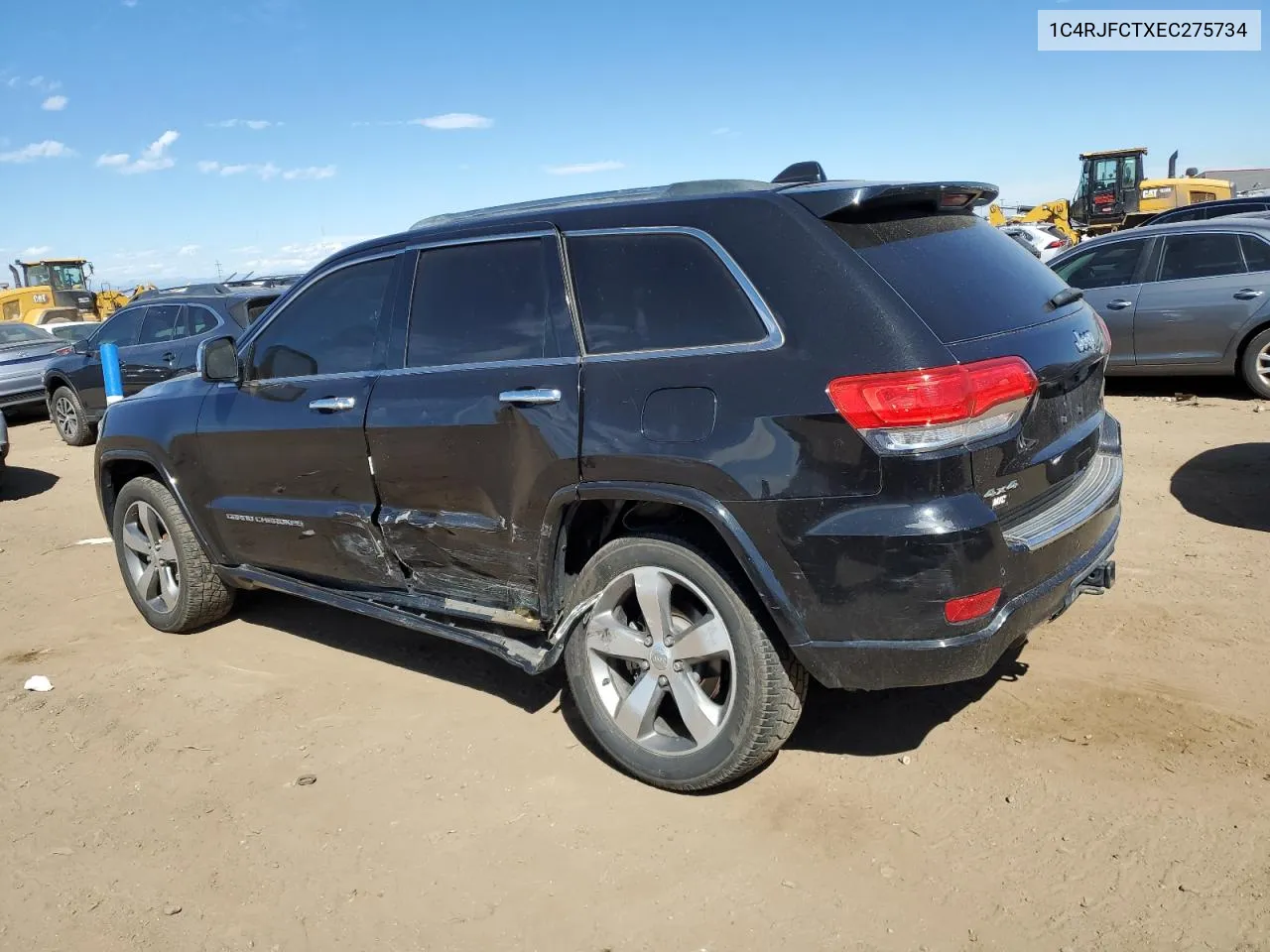 2014 Jeep Grand Cherokee Overland VIN: 1C4RJFCTXEC275734 Lot: 71409864