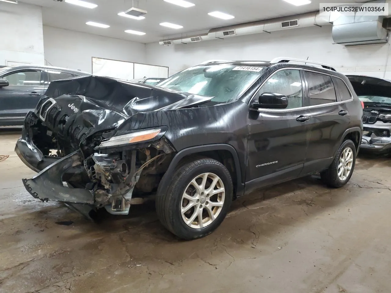 1C4PJLCS2EW103564 2014 Jeep Cherokee Latitude