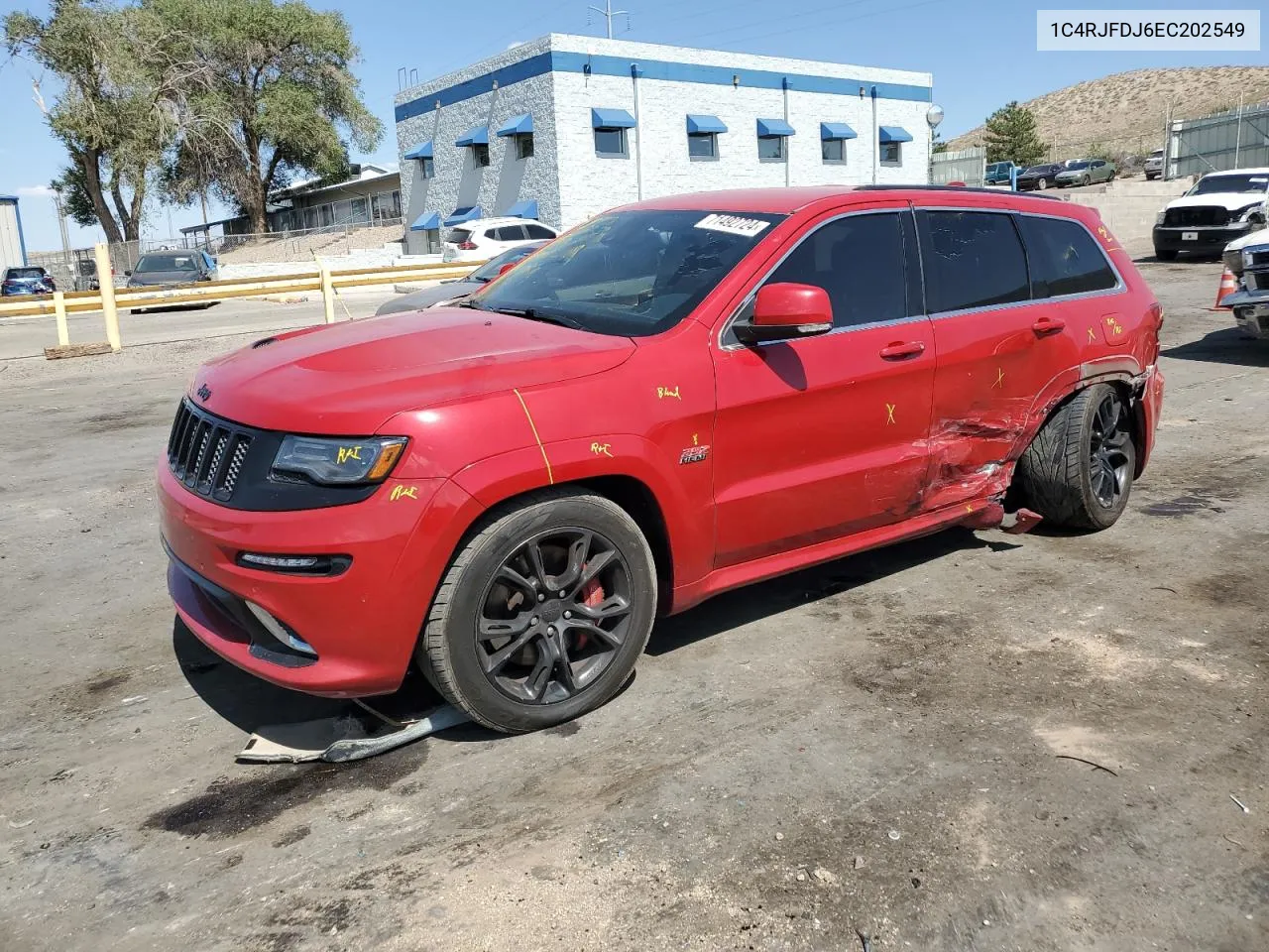 2014 Jeep Grand Cherokee Srt-8 VIN: 1C4RJFDJ6EC202549 Lot: 71492724