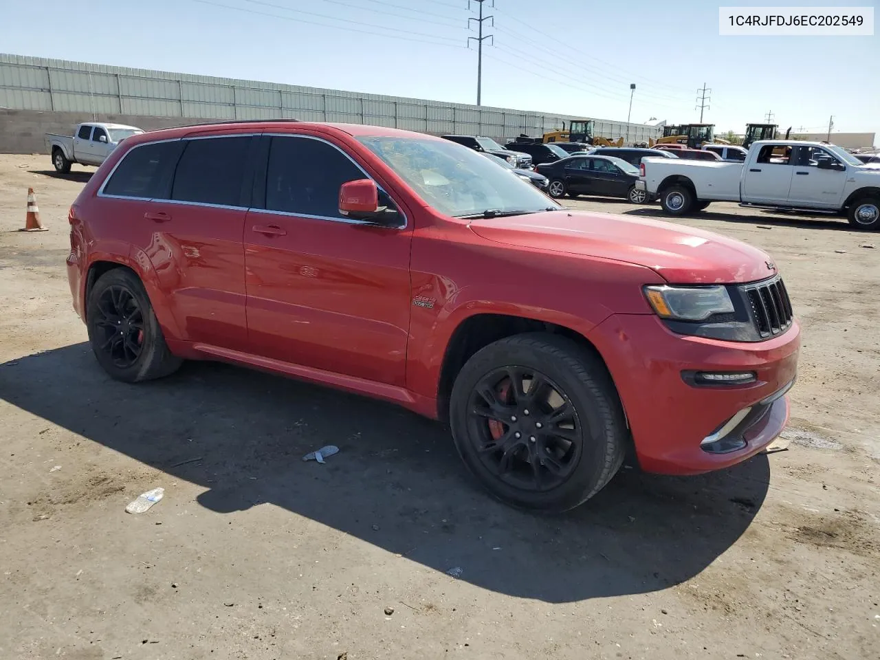 2014 Jeep Grand Cherokee Srt-8 VIN: 1C4RJFDJ6EC202549 Lot: 71492724