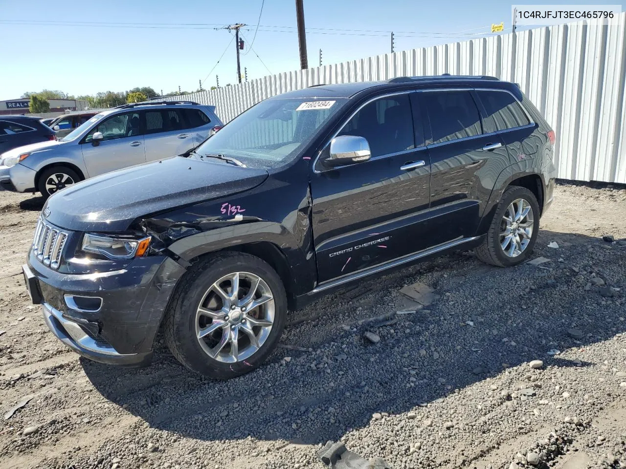 2014 Jeep Grand Cherokee Summit VIN: 1C4RJFJT3EC465796 Lot: 71602494