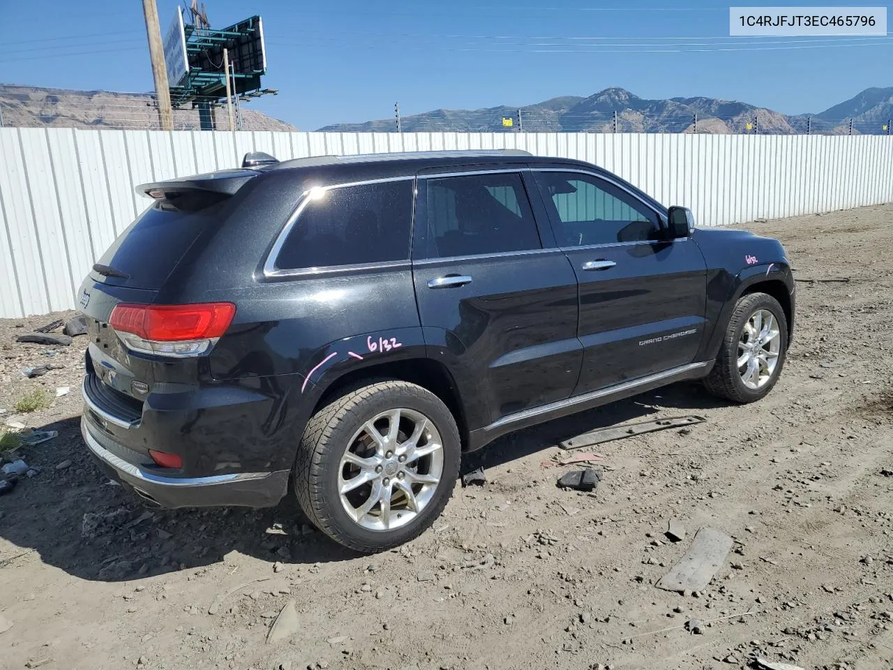 2014 Jeep Grand Cherokee Summit VIN: 1C4RJFJT3EC465796 Lot: 71602494