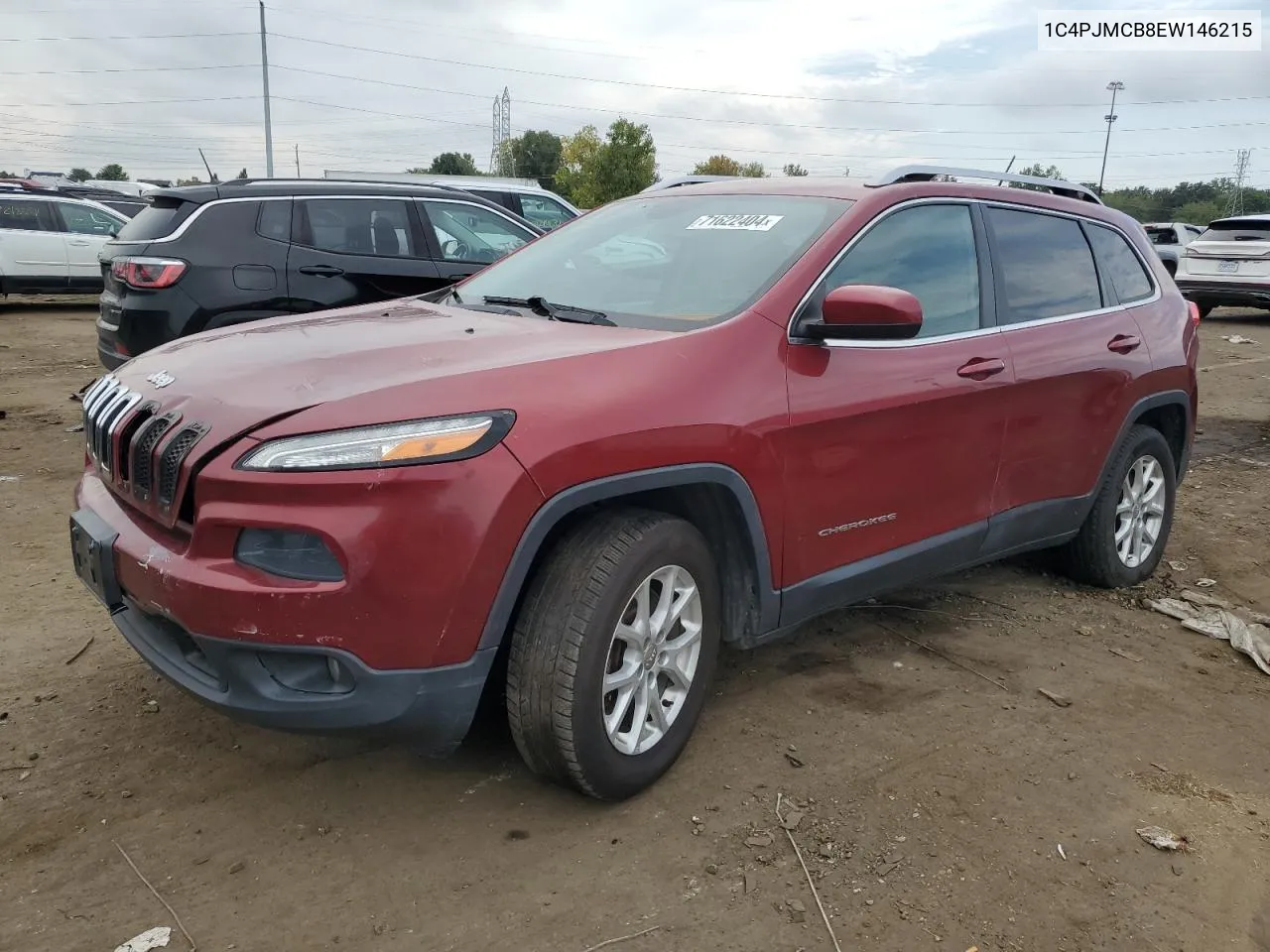 2014 Jeep Cherokee Latitude VIN: 1C4PJMCB8EW146215 Lot: 71622404