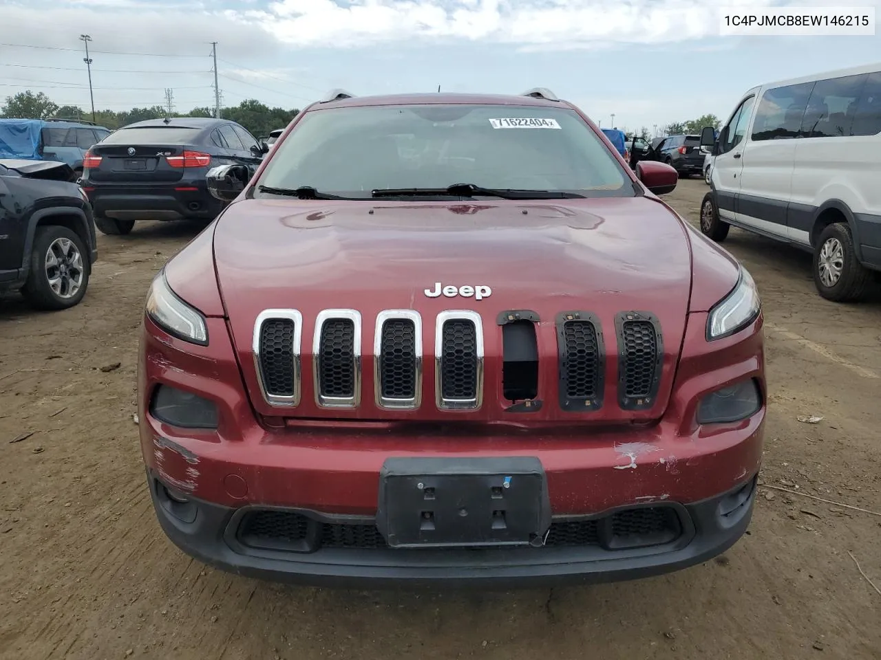 2014 Jeep Cherokee Latitude VIN: 1C4PJMCB8EW146215 Lot: 71622404