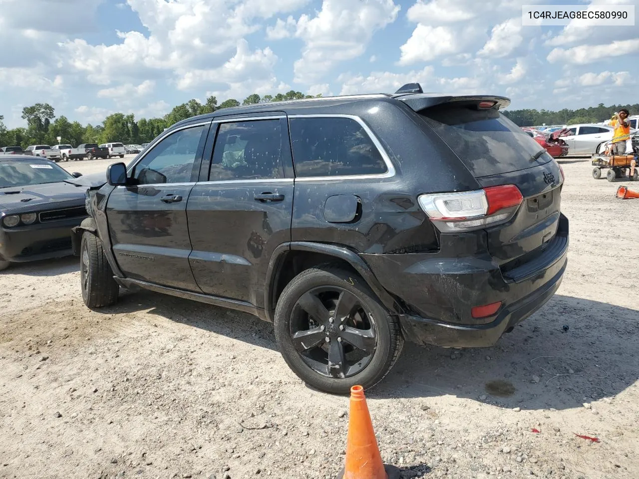 2014 Jeep Grand Cherokee Laredo VIN: 1C4RJEAG8EC580990 Lot: 71661794