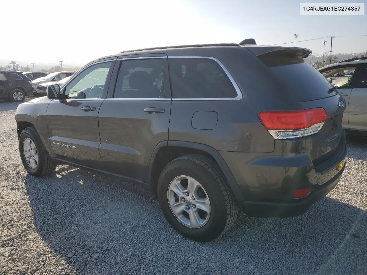 2014 Jeep Grand Cherokee Laredo VIN: 1C4RJEAG1EC274357 Lot: 71757344