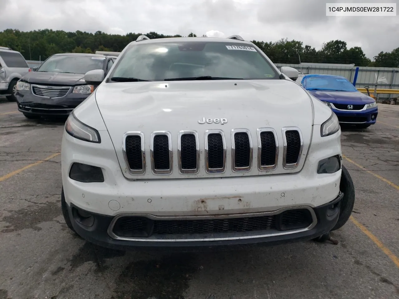 2014 Jeep Cherokee Limited VIN: 1C4PJMDS0EW281722 Lot: 71763014