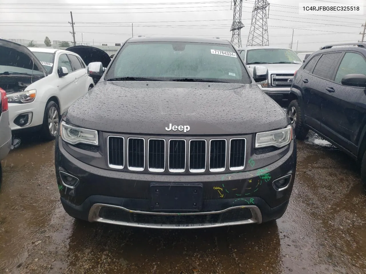 2014 Jeep Grand Cherokee Limited VIN: 1C4RJFBG8EC325518 Lot: 71764334