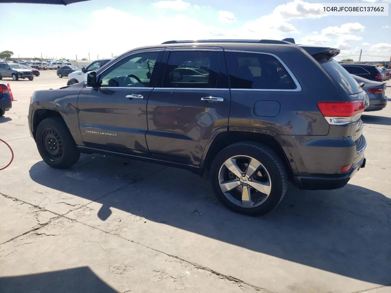 1C4RJFCG8EC137662 2014 Jeep Grand Cherokee Overland