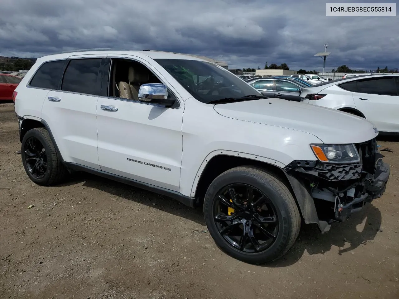 2014 Jeep Grand Cherokee Limited VIN: 1C4RJEBG8EC555814 Lot: 71828964