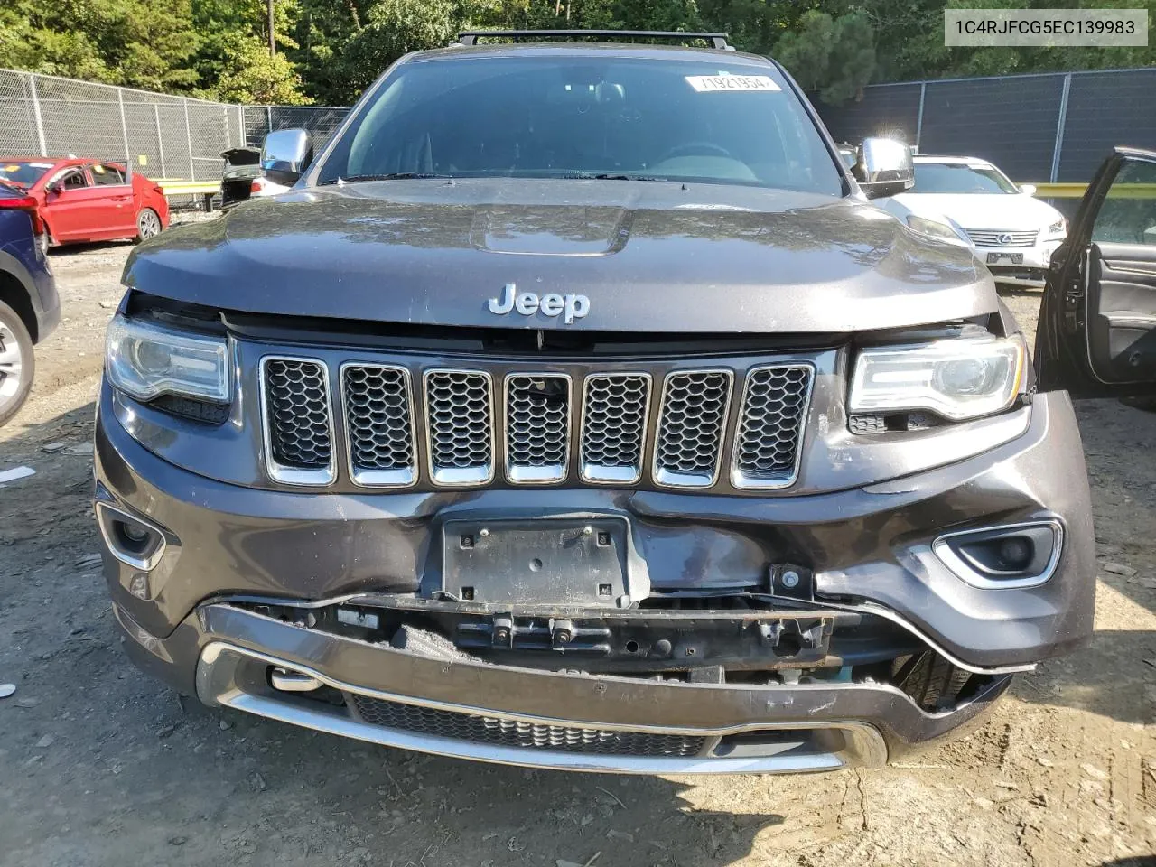 2014 Jeep Grand Cherokee Overland VIN: 1C4RJFCG5EC139983 Lot: 71921954