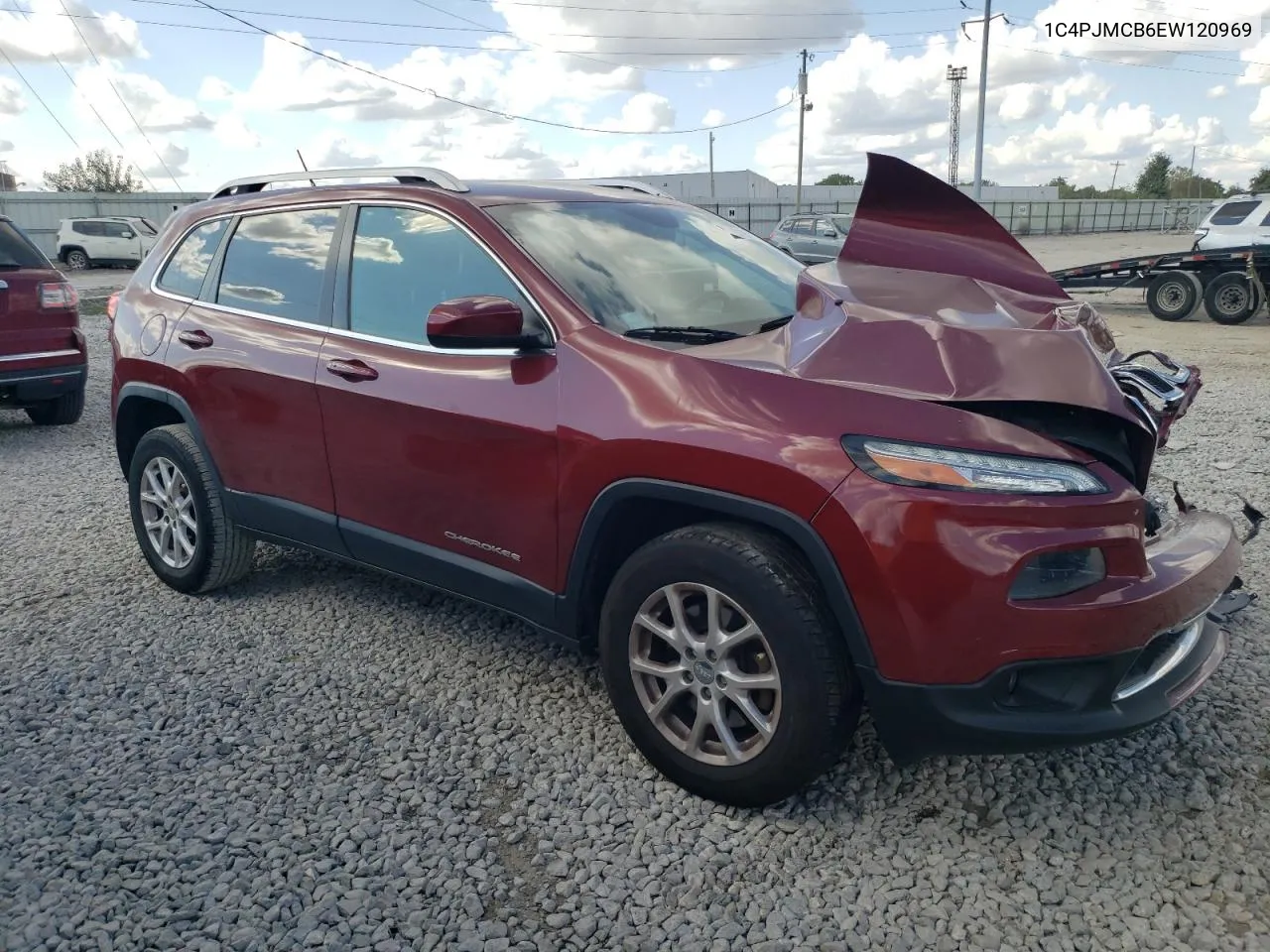 2014 Jeep Cherokee Latitude VIN: 1C4PJMCB6EW120969 Lot: 72012604