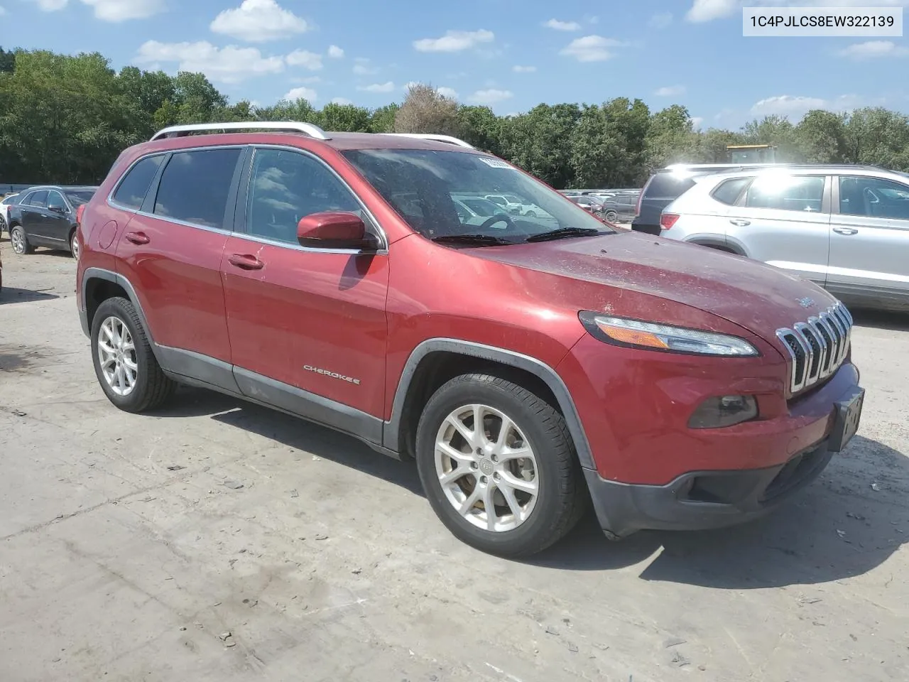 2014 Jeep Cherokee Latitude VIN: 1C4PJLCS8EW322139 Lot: 72058984