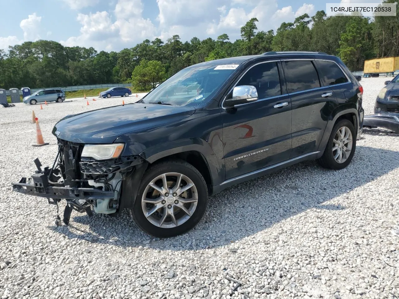 2014 Jeep Grand Cherokee Summit VIN: 1C4RJEJT7EC120538 Lot: 72070054