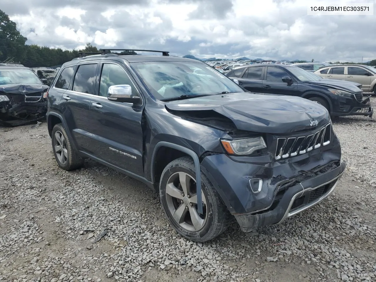 2014 Jeep Grand Cherokee Limited VIN: 1C4RJEBM1EC303571 Lot: 72109644