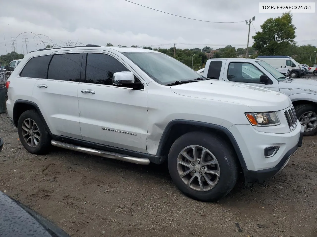 2014 Jeep Grand Cherokee Limited VIN: 1C4RJFBG9EC324751 Lot: 72131194